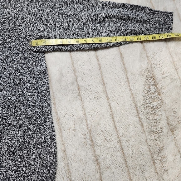 SIZE 1X Knit Sweater Turtleneck Cotton Black and white Long sleeves KAREN SCOTT - Picture 15 of 15